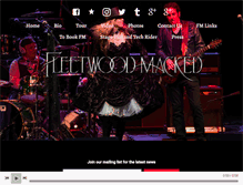 Tablet Screenshot of fleetwoodmacked.com